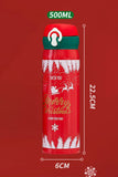 Fiery Red Merry Christmas Graphic Vacuum Cup