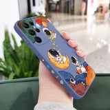 Star Astronaut Phone Case For Samsung Galaxy S23 S22 S21 S20 Ultra Plus FE S10 S9 S10E Note 20 ultra 10 9 Plus Cover
